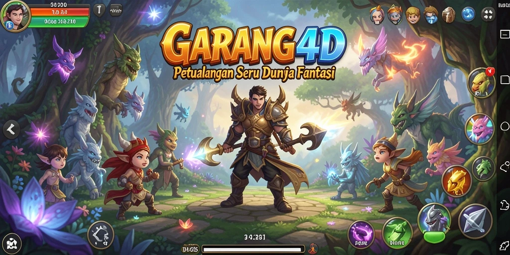 Tampilan gameplay petualangan seru di GARANG4D.