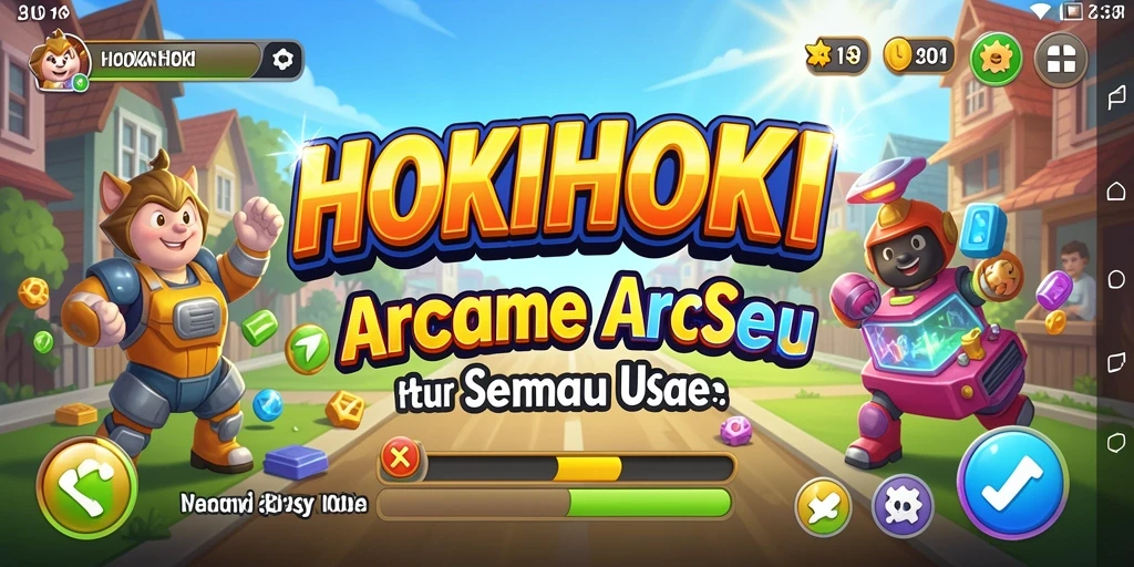 Tampilan menarik dari gameplay seru di HOKIHOKI.