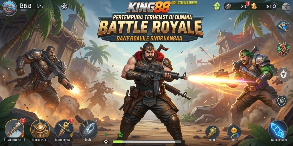 Tampilan gameplay KING88 yang intens dan menggugah adrenalin.