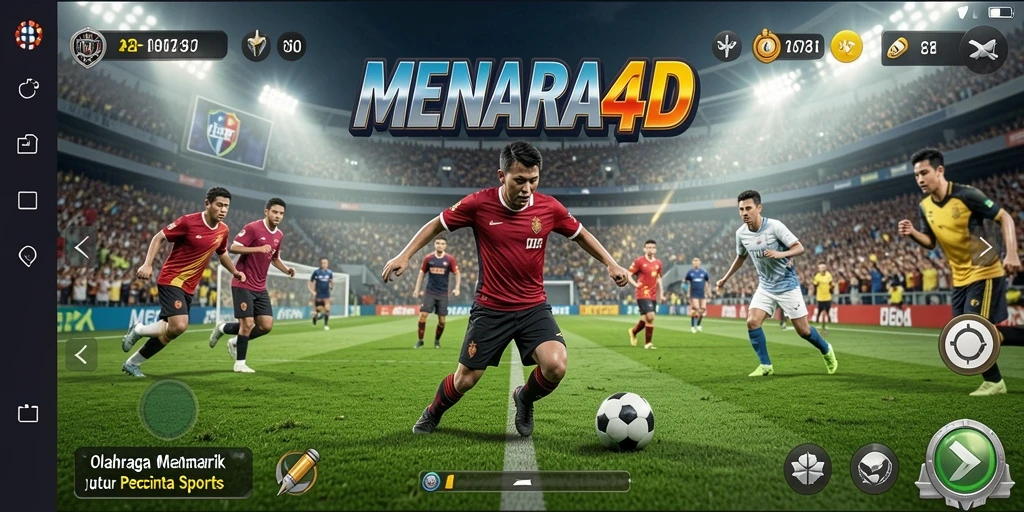 Tampilan gameplay MENARA4D yang seru dan menantang.