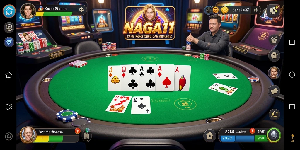 Gameplay seru NAGA11 dengan tampilan menarik dan interaktif.