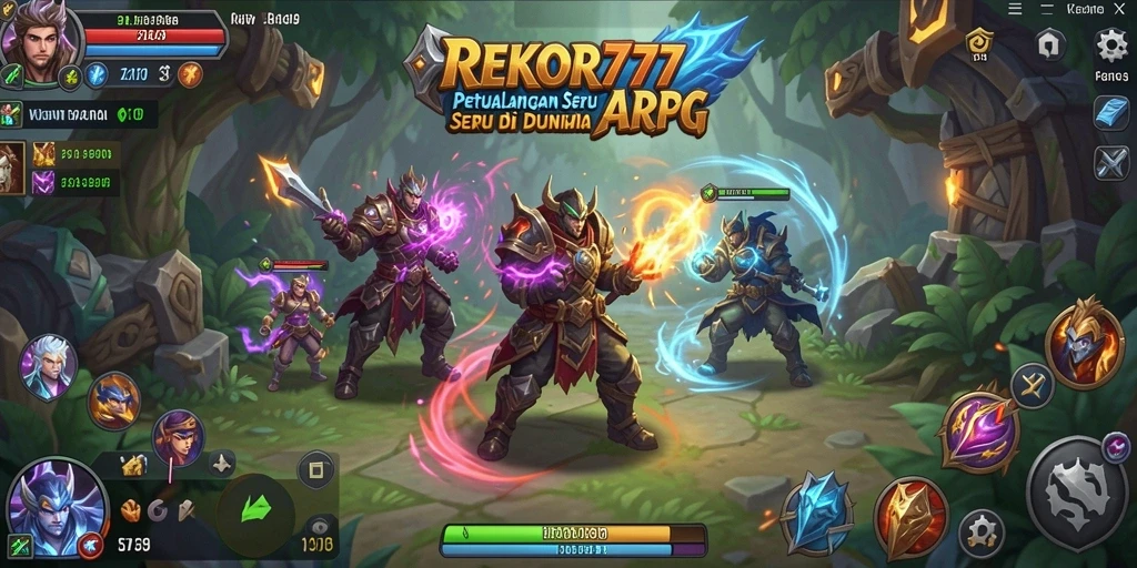 Tampilan gameplay REKOR777 yang seru dan menantang.