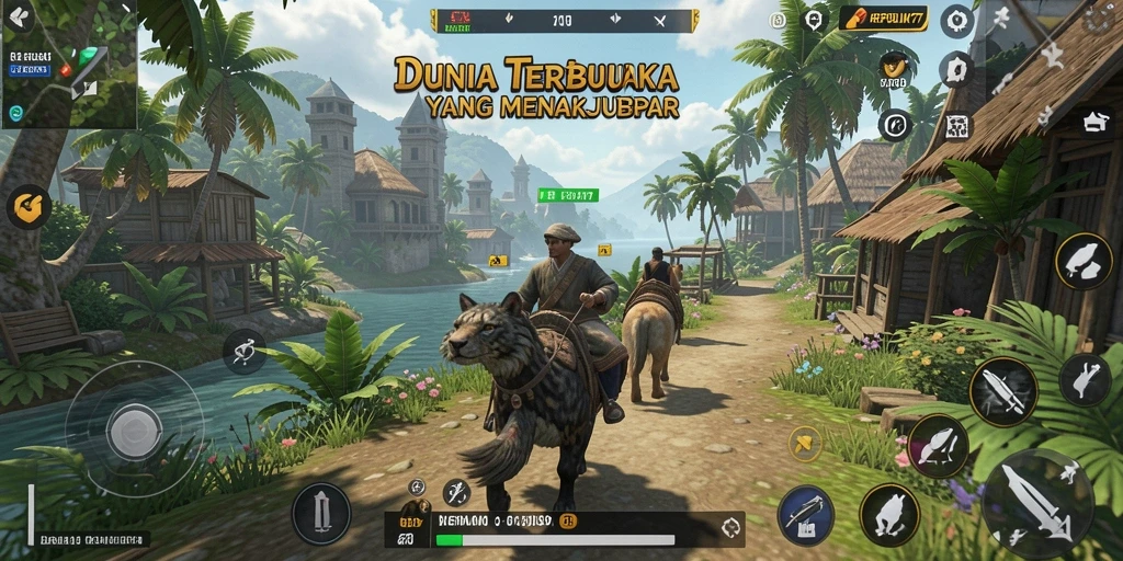 Tampilan gameplay yang mendalam dalam dunia Open World REPUBLIK77.